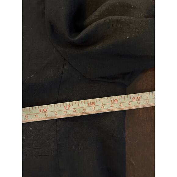 Cuyana Black Moto Jacket Women’s Size S Straight-Zip Detail - Picture 4 of 5